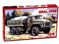 72711 ICM Урал 375Д, армейский грузовой автомобиль (1:72) 72711 ICM Урал 375Д, армейский грузовой автомобиль (1:72)