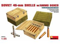 35073 MiniArt Советские ящики с 45-мм снарядами  (1:35)