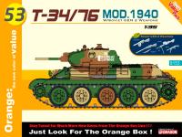9153 Dragon Советский средний танк T-34/76 образца 1940 г. и советское стрелковое вооружение (1:35) 9153 Dragon Советский средний танк T-34/76 образца 1940 г. и советское стрелковое вооружение (1:35)