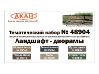 48904 АКАН Краски общего использования Ландшафт-диорамы. 48904 АКАН Краски общего использования Ландшафт-диорамы.