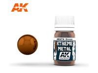 AK-474 AK-Interactive Xtreme Metal Bronze (Металлик, бронза), 30 мл.
