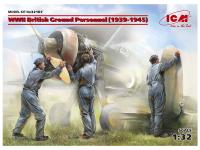 32107 ICM Британские авиационные техники II МВ (1939-1945) (3 фигуры) (1:32)