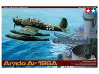 37006 Tamiya Немецкий гидросамолёт Arado Ar 196А с двумя фигурами (1:48) 37006 Tamiya Немецкий гидросамолёт Arado Ar 196А с двумя фигурами (1:48)