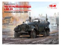72473 ICM Немецкий автомобиль Тип G4 Partisanenwagen с MG34 (1:72) 72473 ICM Немецкий автомобиль Тип G4 Partisanenwagen с MG34 (1:72)