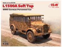 35529 ICM Германский армейский автомобиль  L1500A с поднятым тентом (1:35)