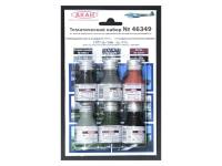 46349 АКАН Набор красок. Штурмовая и бомбардировочная авиация СССР 06.1940-06.1941г. (6 шт.) 46349 АКАН Набор красок. Штурмовая и бомбардировочная авиация СССР 06.1940-06.1941г. (6 шт.)