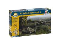 7505 Italeri Немецкий Танк  Pz.Kpfw.VI Tiger I (2 быстросборные модели) (1:72)